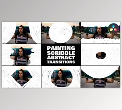 Download Painting Scribble Abstract Transitions for DaVinci Resolve (Viedohive 54686166)