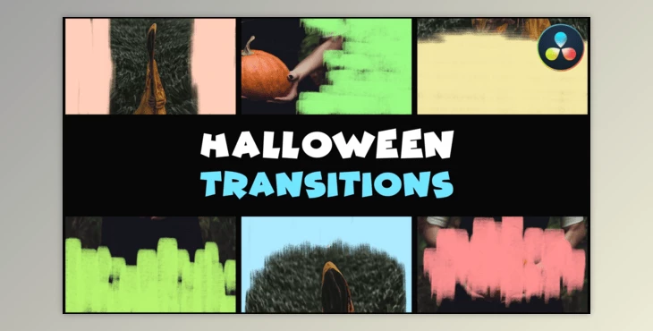 Download Halloween Transitions | DaVinci Resolve (Videohive 54715313)