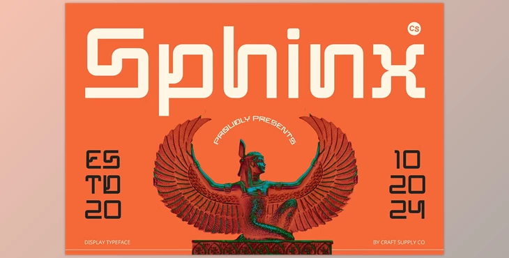 Download CS Sphinx – Futuristic Font Creative Market - 288089733