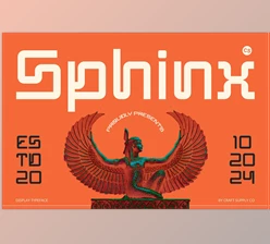 Download CS Sphinx – Futuristic Font Creative Market - 288089733