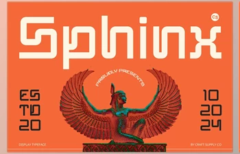 Download CS Sphinx – Futuristic <span class='badge badge-warning'>Font</span> Creative Market - 288089733