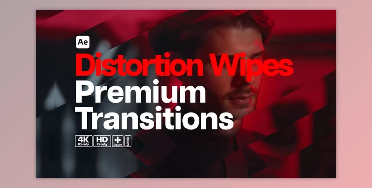 Download Premium Transitions Distortion Wipes (Videohive 55133631) - AE Project
