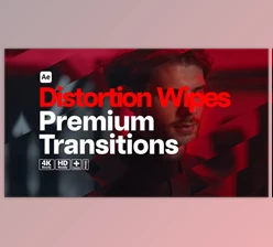 Download Premium Transitions Distortion Wipes (Videohive 55133631) - AE Project
