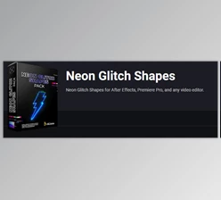 Download AEJuice – Neon Glitch Shapes for After Effects and Premiere Pro