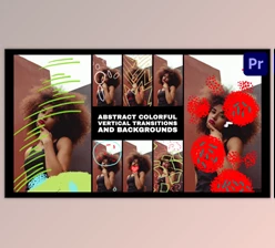 Download Abstract Colorful Verical Transitions And Backgrounds | Premiere Pro MOGRT (Videohive 54813665) - PR Project