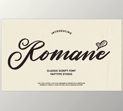 Download Romane | Classic Handwritten Script Creative Market - 289158044