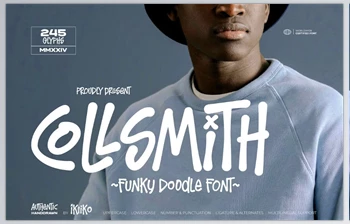 Download Collsmith - Funky Doodle <span class='badge badge-warning'>Font</span> Creative Market - 92181074
