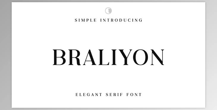 Download Braliyon an Elegant Font Creative Market - 286831736