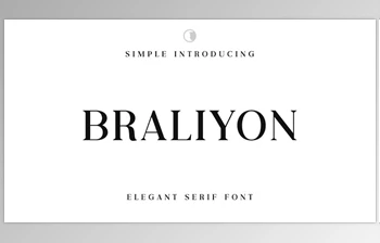 Download Braliyon an Elegant <span class='badge badge-warning'>Font</span> Creative Market - 286831736