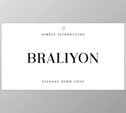 Download Braliyon an Elegant Font Creative Market - 286831736