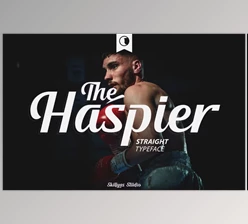 Download The Haspier Straight Script Font Creative Market - 14474220