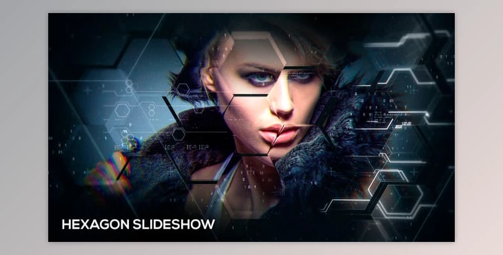 Download Hexagon Slideshow (Videohive 19446554) - AE Project