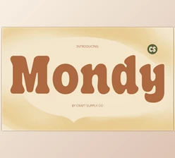 Download CS Mondy – Retro Font Creative Market - 289629734