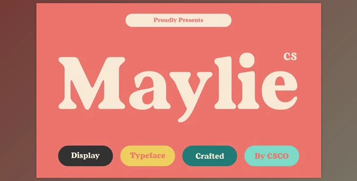 Download CS Maylie – Retro Font Creative Market - 289629662