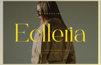 Download Eclleria - Stylish Serif <span class='badge badge-warning'>Font</span> Creative Market - 289629821