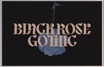 Download Black Rose Gothic <span class='badge badge-warning'>Font</span> Creative Market - 289283757