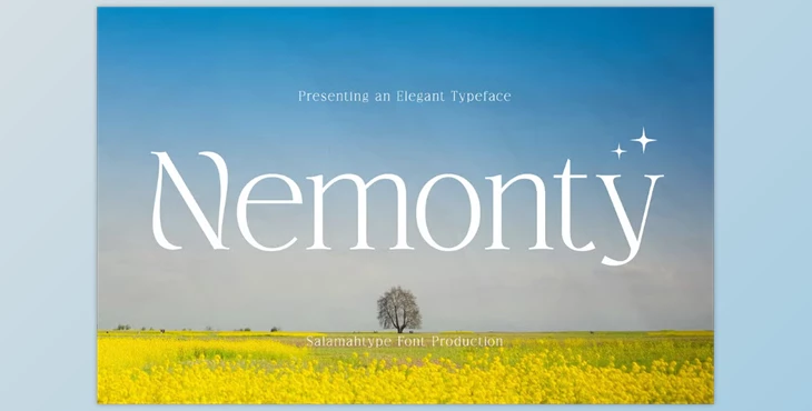 Download Nemonty - Minimalist Font Creative Market - 289629777