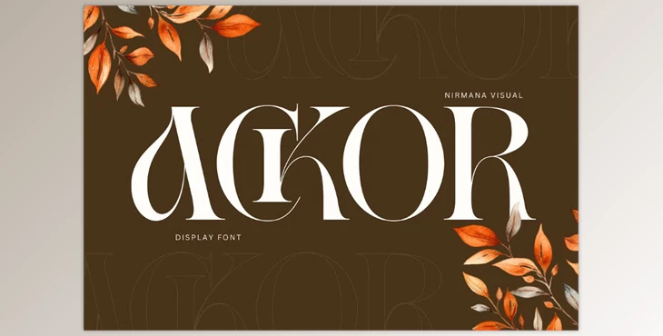 Download Ackor - Branding Logo Font Creative Market - 289547827