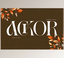 Download Ackor - Branding Logo Font Creative Market - 289547827