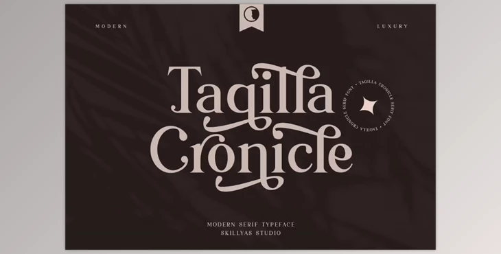 Download Taqilla Cronicle Modern Serif Font Creative Market - 14474320