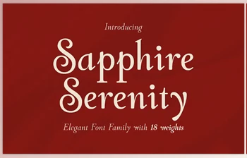 Download Sapphire Serenity - Elegant Serif Creative Market - <span class='badge badge-warning'>289486798</span>