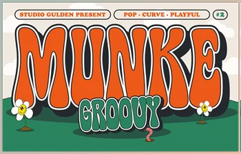 Download SG - MUNKE Groovy <span class='badge badge-warning'>Display</span> <span class='badge badge-warning'>Font</span> Creative Market - 7322806