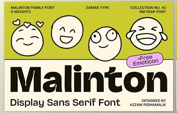 Download Malinton - <span class='badge badge-warning'>Display</span> Sans <span class='badge badge-warning'>Font</span> Family Creative Market - 288747692