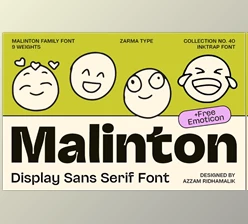 Download Malinton - Display Sans Font Family Creative Market - 288747692