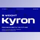 Download Kyron - Futuristic Modern Font Creative Market - 289428466