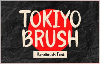 Download Tokiyo Brush - Brush <span class='badge badge-warning'>Font</span> Creative Market - 289660843