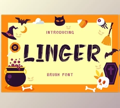 Download Linger - Brush Font Creative Market - 282514881