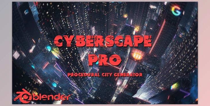 Download Blender Market - CyberScape Pro v2.3