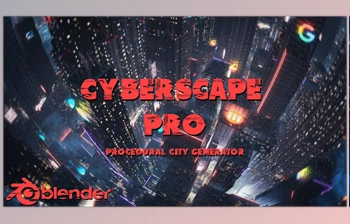 Download Blender Market - CyberScape Pro <span class='badge badge-warning'>v2.3</span>