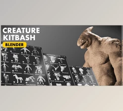 Download Blender Market - Creature Kitbash [FBX]