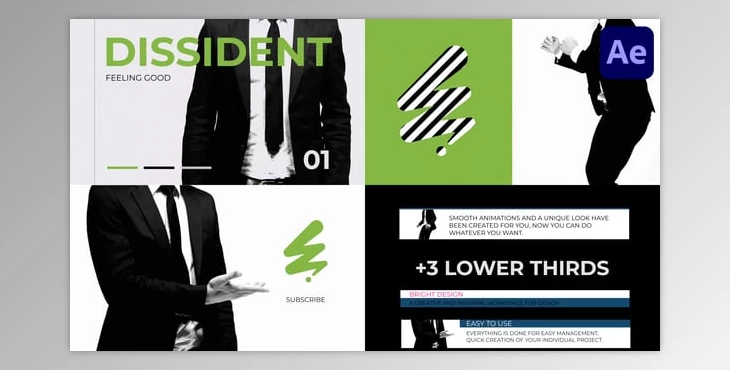 Download Dissident Opener for After Effects (Videohive 55461060) - AE Project