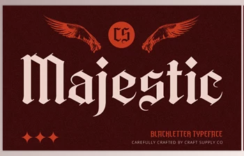 Download CS Majestic – Blackletter <span class='badge badge-warning'>Font</span> Creative Market - 289454376