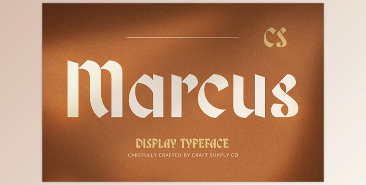 Download CS Marcus – Blackletter Font Creative Market - 289626452