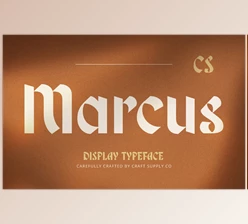Download CS Marcus – Blackletter Font Creative Market - 289626452