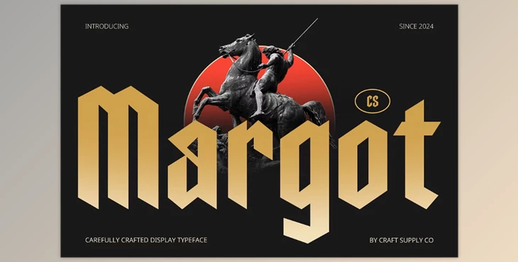Download CS Margot – Blackletter Font Creative Market - 289629635