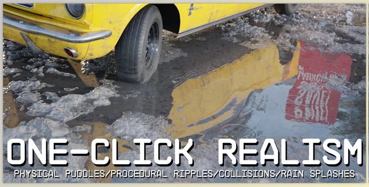 Download Blender Market - One-Click Puddle Pro v4.2