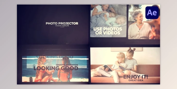 Download Photo Projector for After Effects (Videohive 55577222) - AE Project