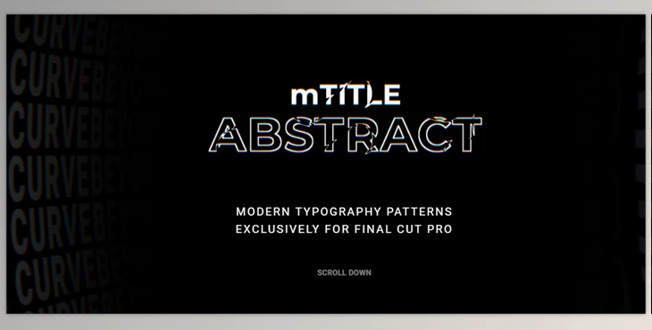 Download MotionVFX -  mTitle Abstract