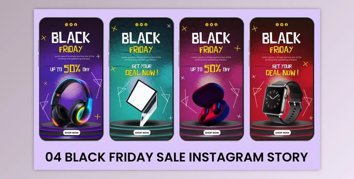 Download Black Friday Sale Instagram Story (Videohive 55395871) - AE Project