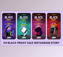 Download Black Friday Sale Instagram Story (Videohive 55395871) - AE Project