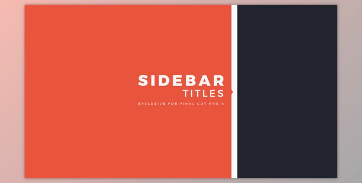 Download LenoFX - Sidebar Titles for Final Cut Pro