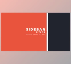 Download LenoFX - Sidebar Titles for Final Cut Pro