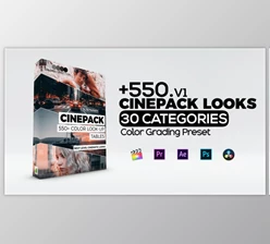 Download Cinepack LUT Color Correction Presets (Videohive 23449210)