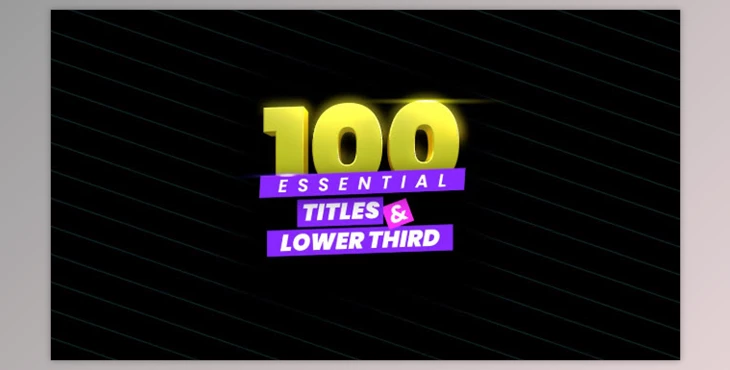 Download LenoFX - 100 Essential Titles & Lower Thirds for Final Cut Pro