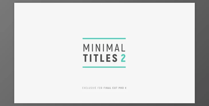 Download LenoFX - Minimal Titles 2 for Final Cut Pro