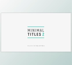 Download LenoFX - Minimal Titles 2 for Final Cut Pro